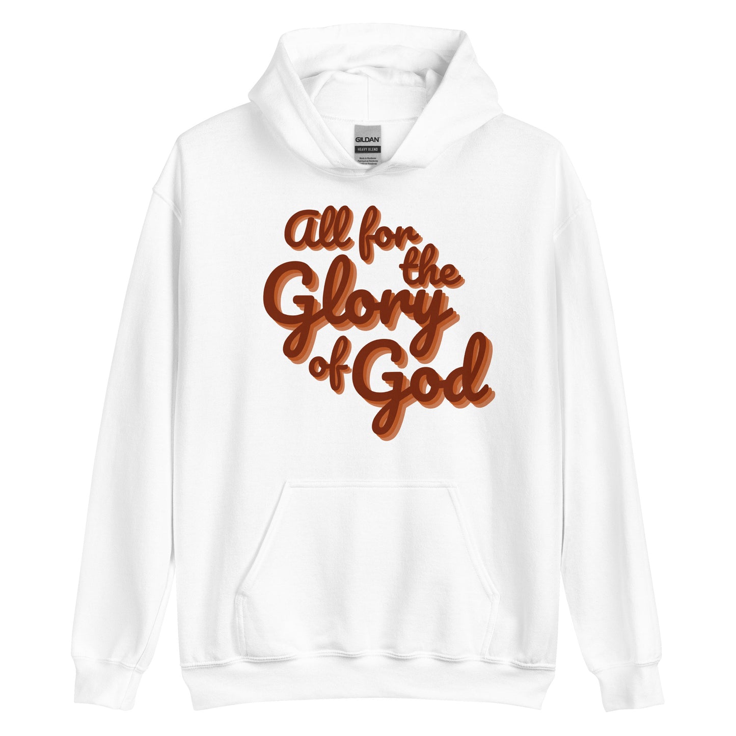 All For The Glory Of God Hoodie Comfort Colors