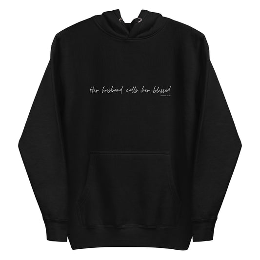 Her Husband Calls her Blessed Women's Christian Hoodie