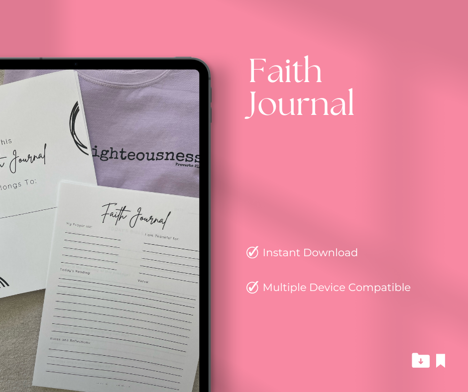 Faith Journal Printable