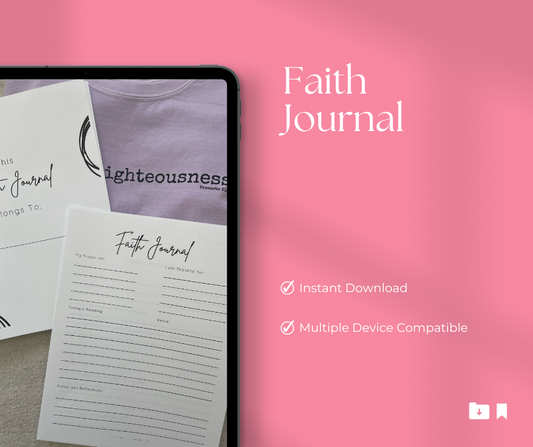 Faith Journal Printable