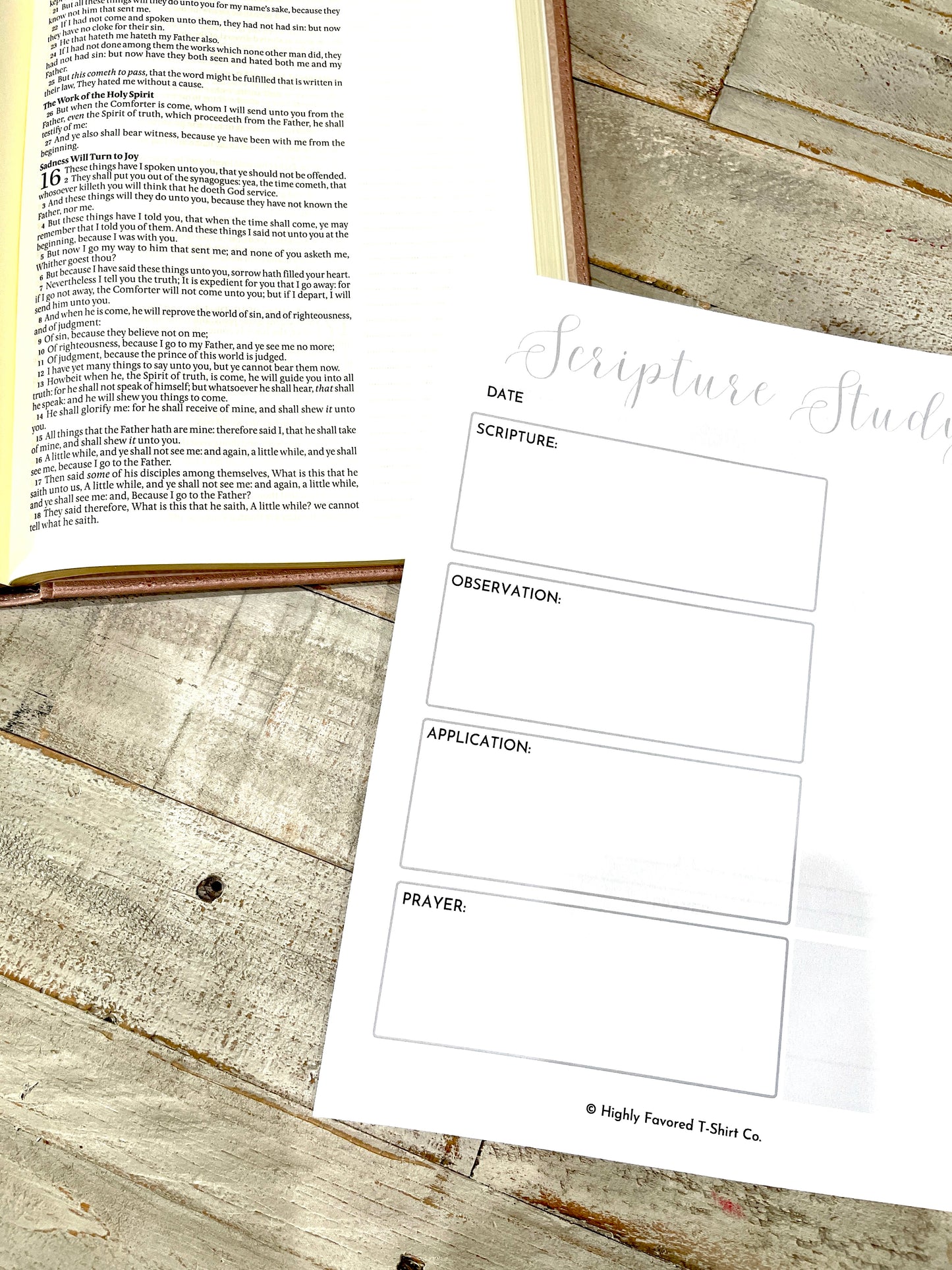 Prayer Journal Digital Download Printable