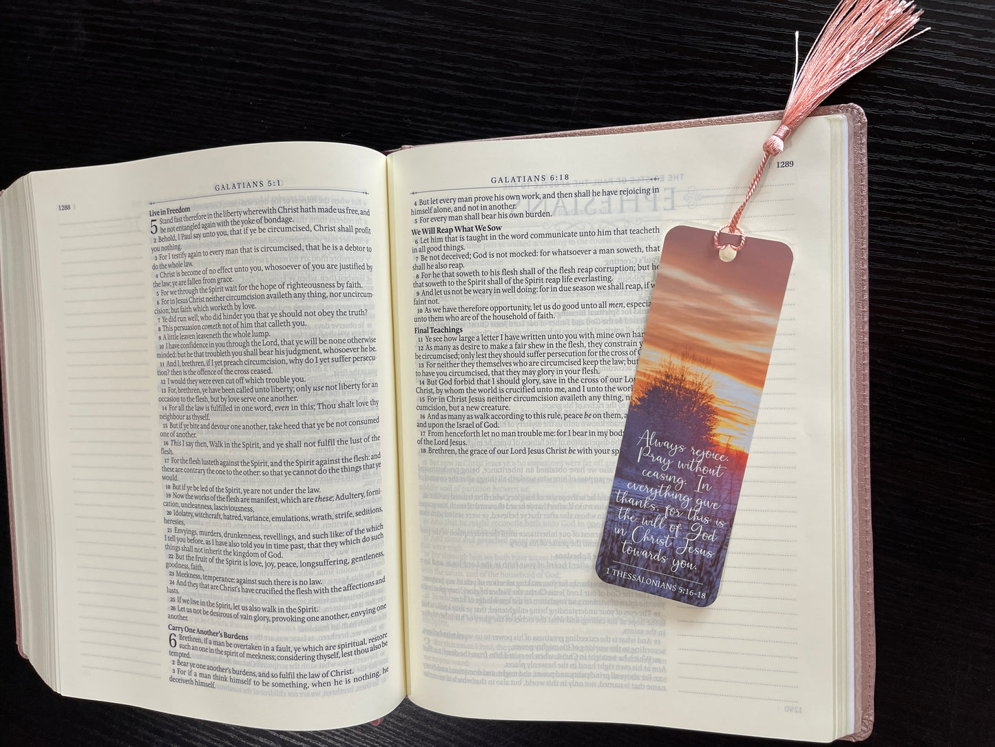 Bookmark 1 Thessalonians 5:16-18