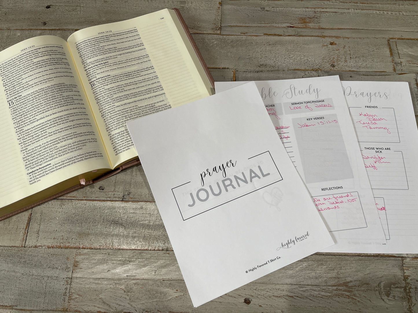 Prayer Journal Digital Download Printable