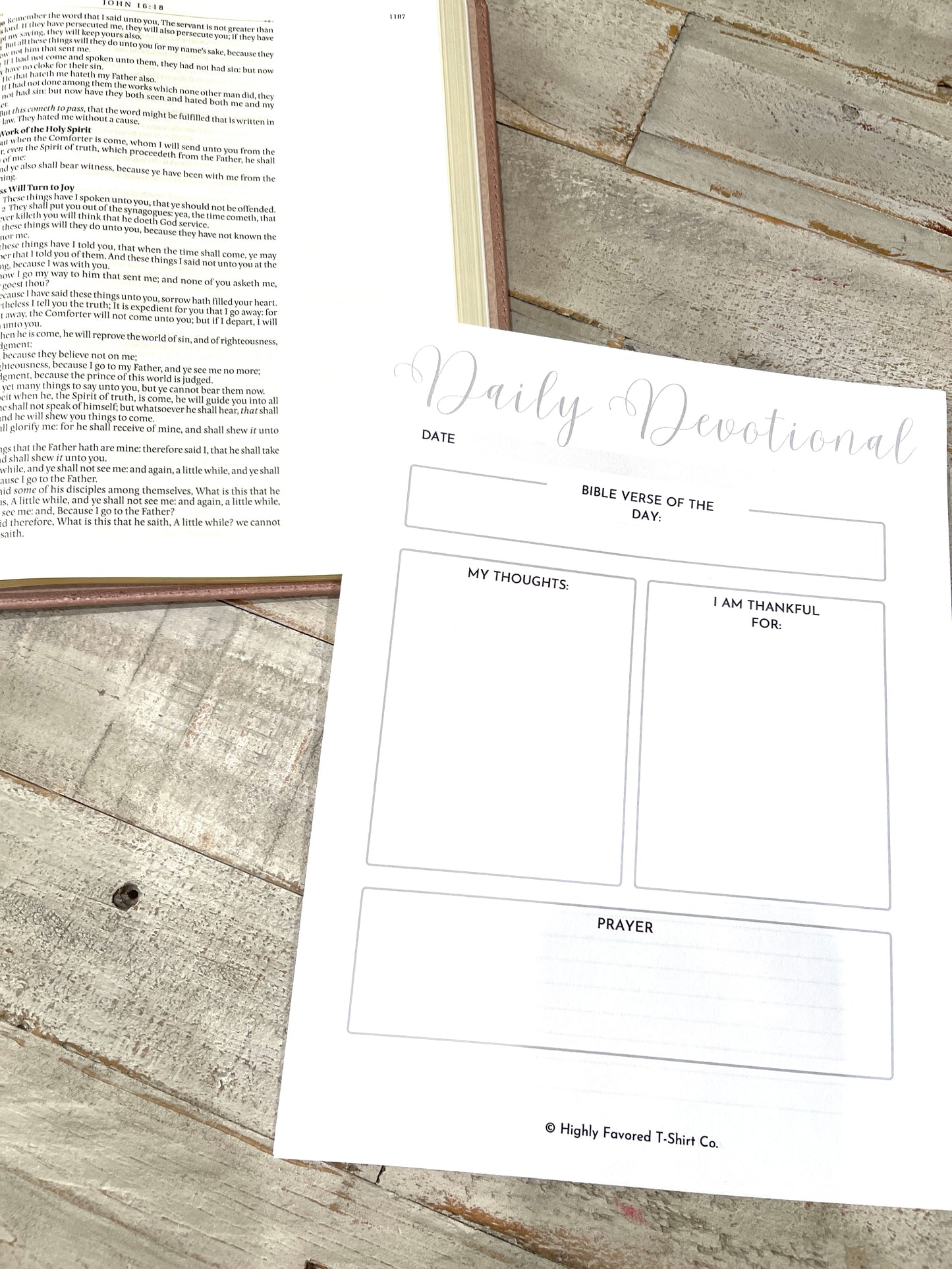 Prayer Journal Digital Download Printable