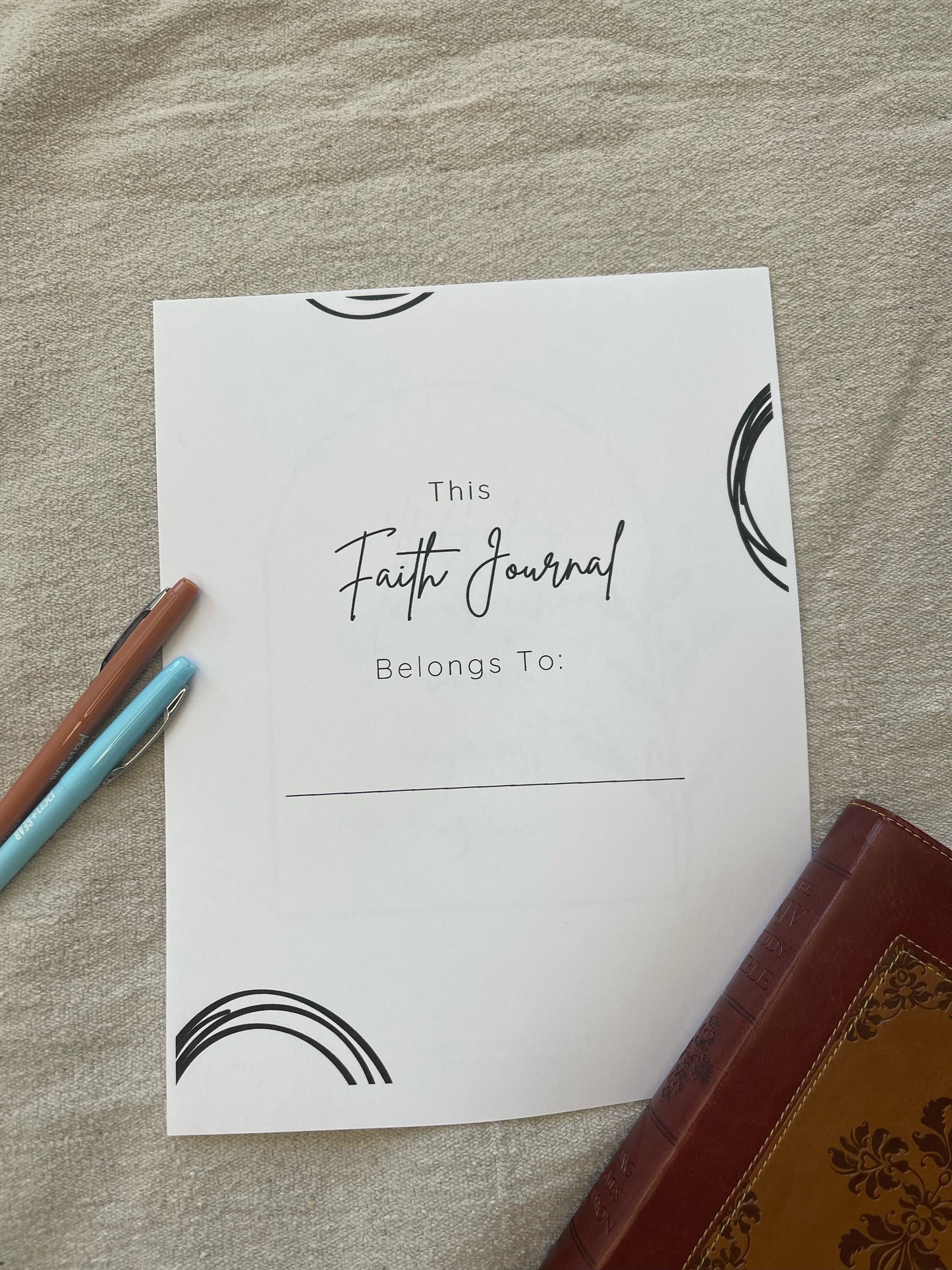 Faith Journal Printable