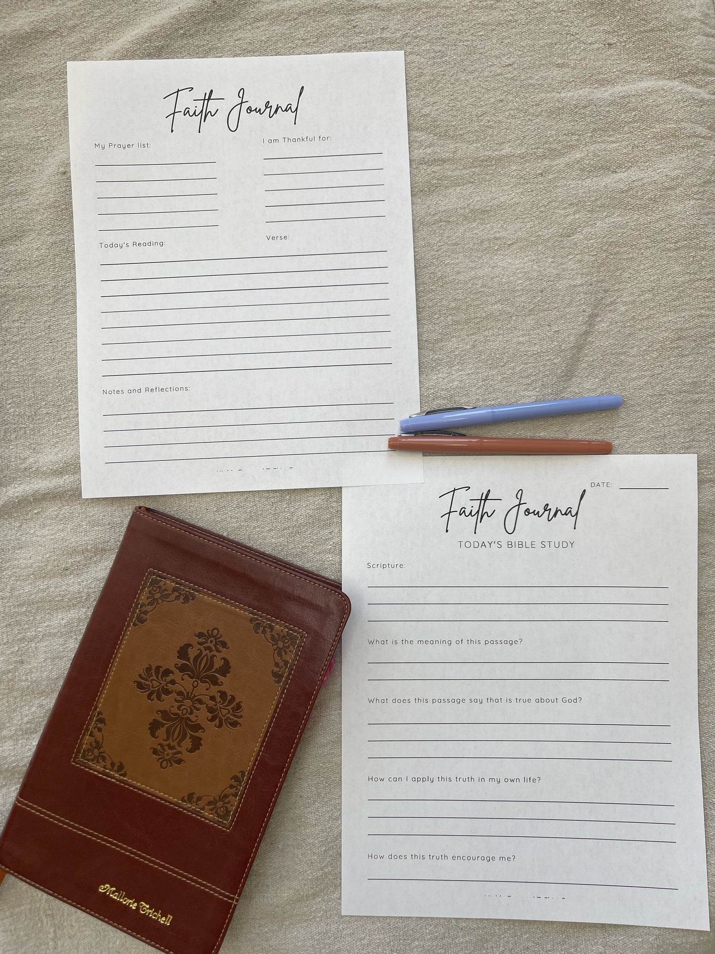 Faith Journal Printable