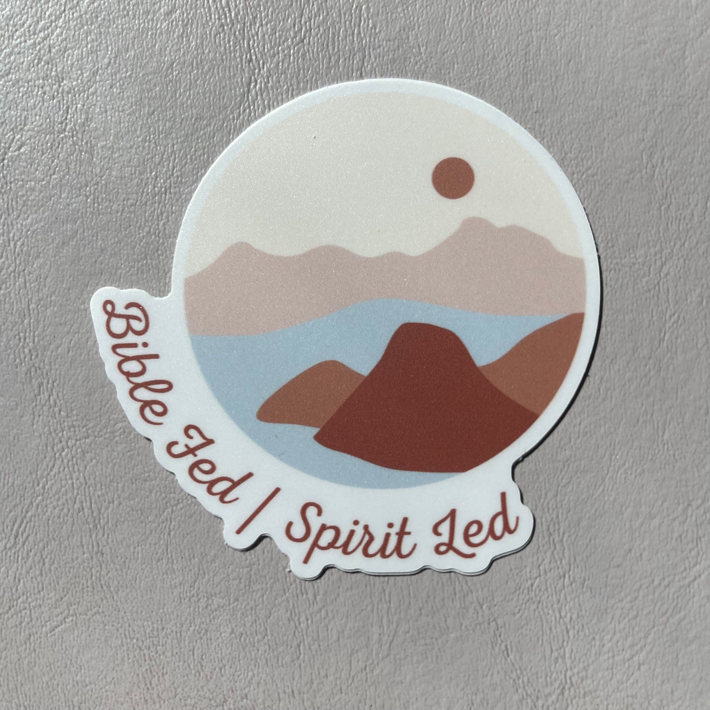 Bible Fed Spirit Led Sticker