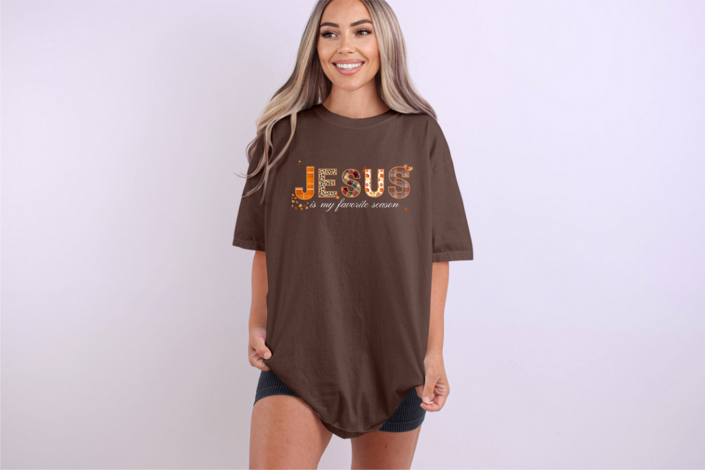 Jesus Is My Favorite Season Comfort Colors Women's T-shirt