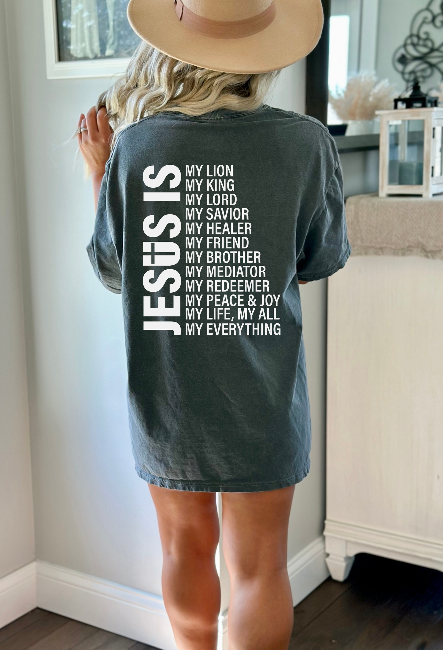 Jesus Is My Everything Women's Christian T-Shirt | Comfort Colors Faith Tee
