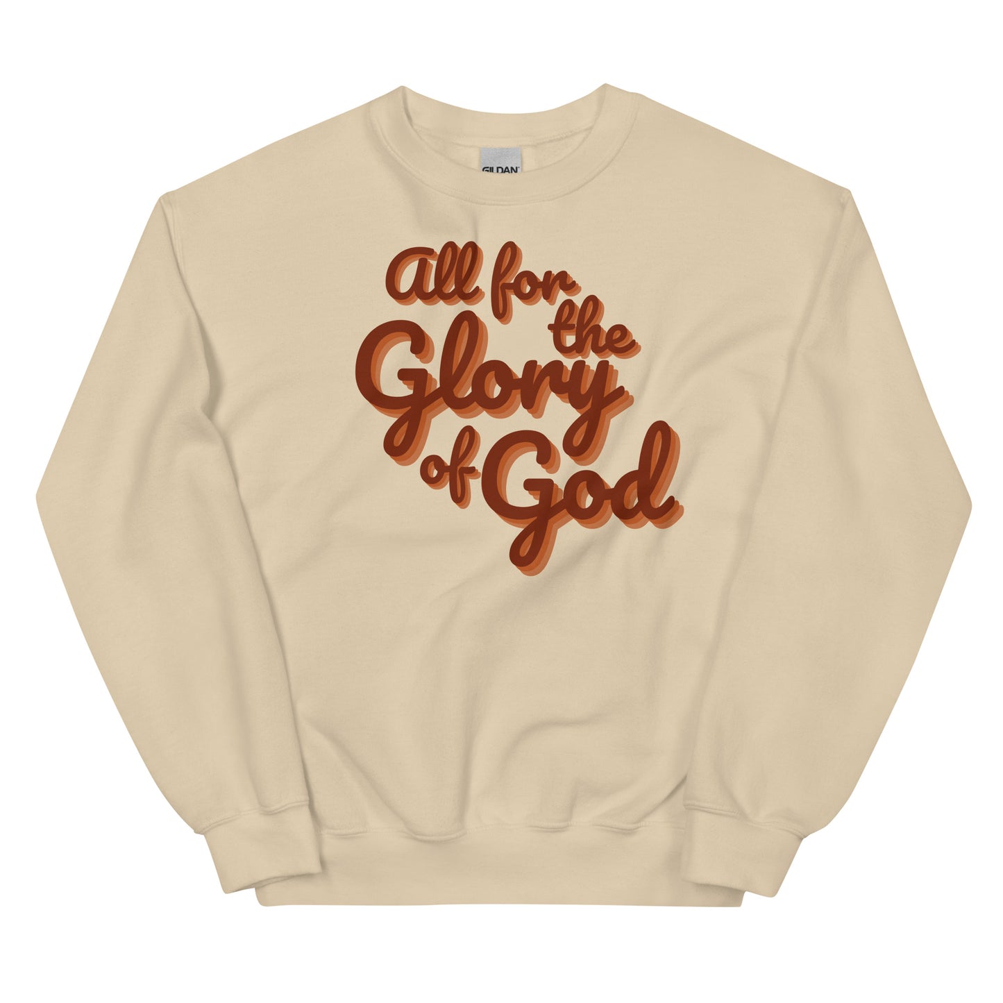 All For The Glory Of God | Gilden Crewneck