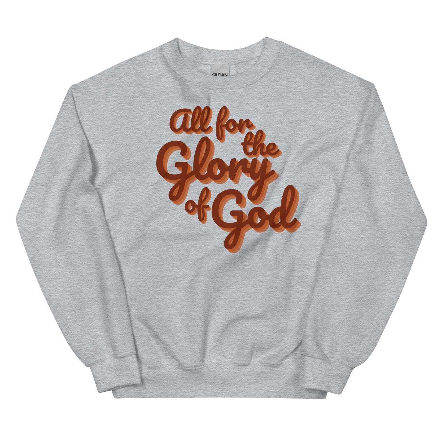 All For The Glory Of God | Gilden Crewneck