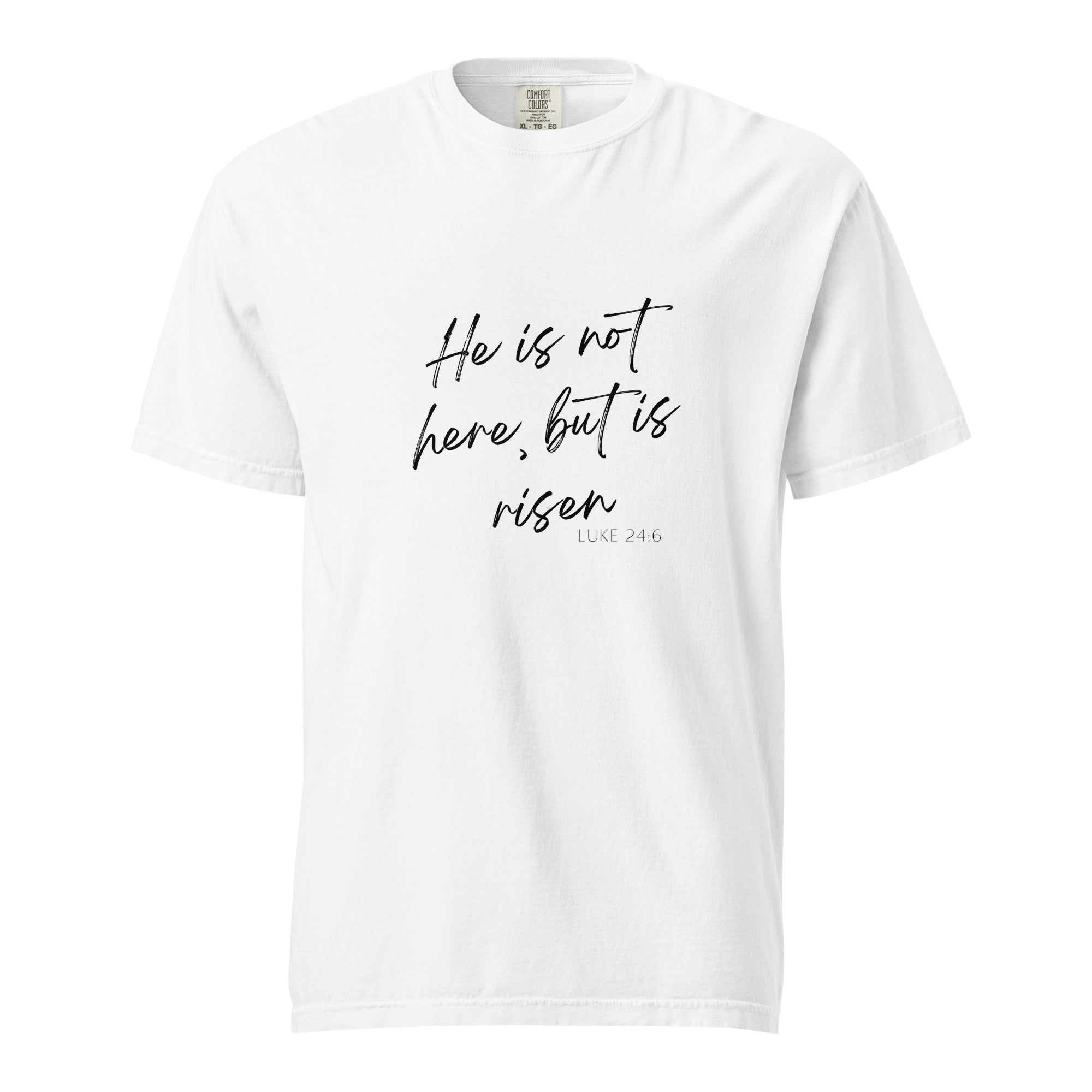 He is not here, but is Risen Premium Christian T-Shirt