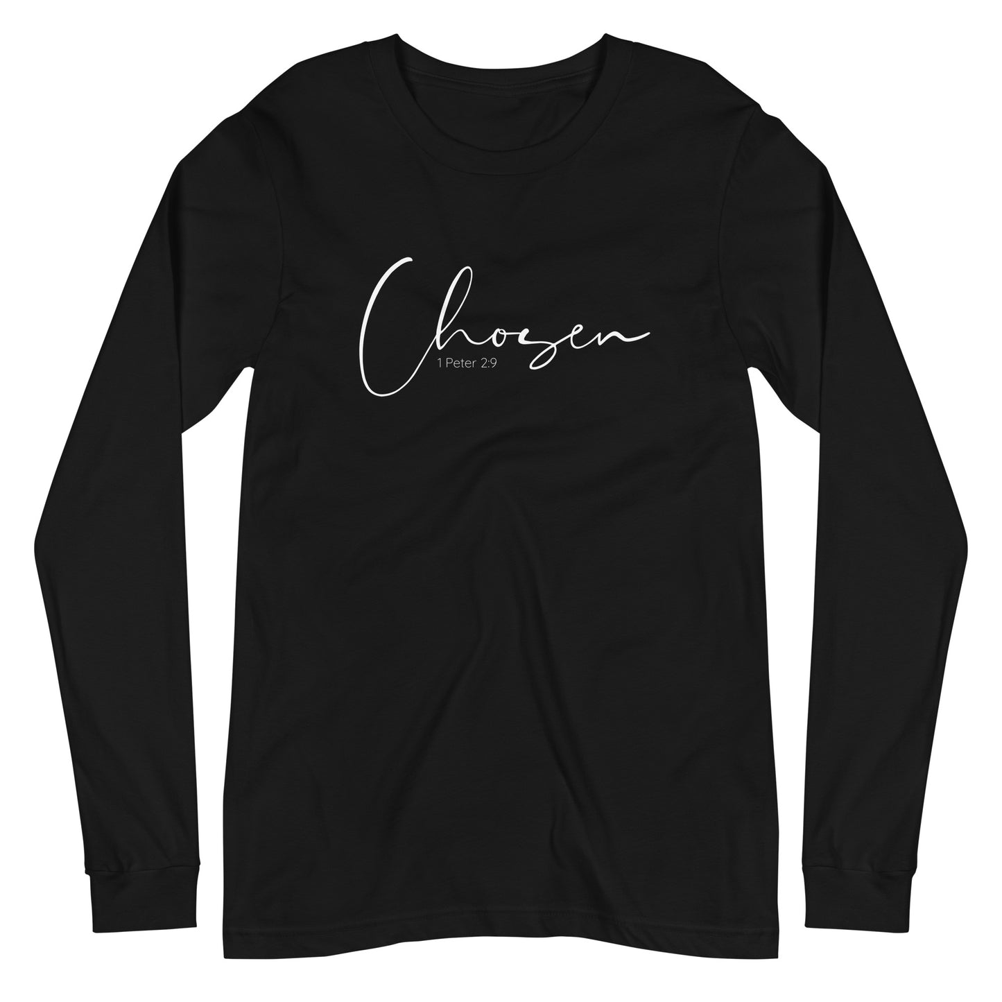 Unisex Long Sleeve Tee Chosen Christian Women's T-Shirt