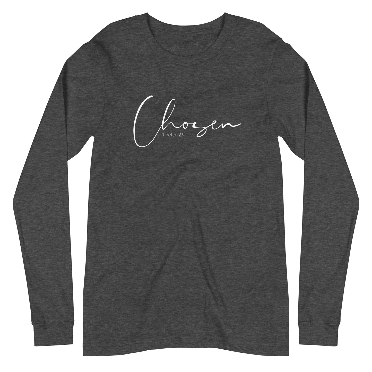 Unisex Long Sleeve Tee Chosen Christian Women's T-Shirt