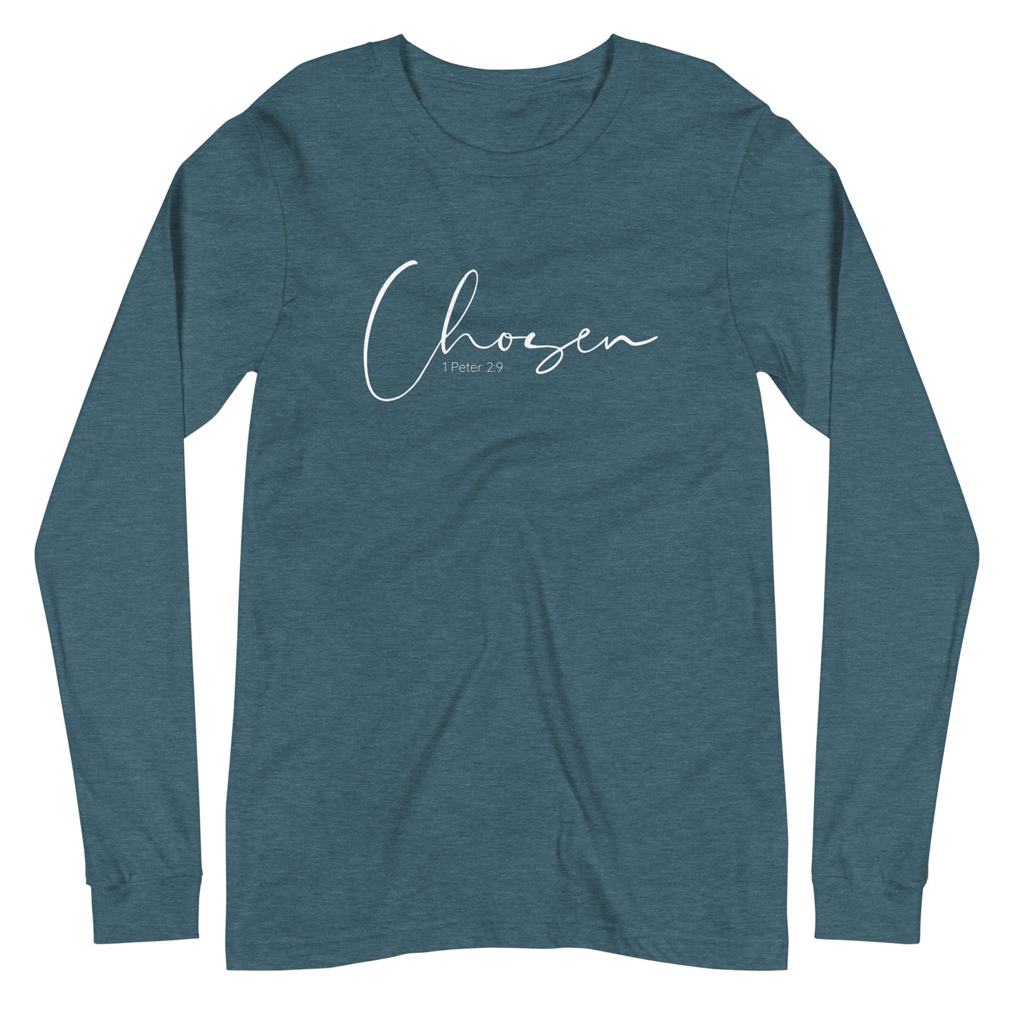 Unisex Long Sleeve Tee Chosen Christian Women's T-Shirt