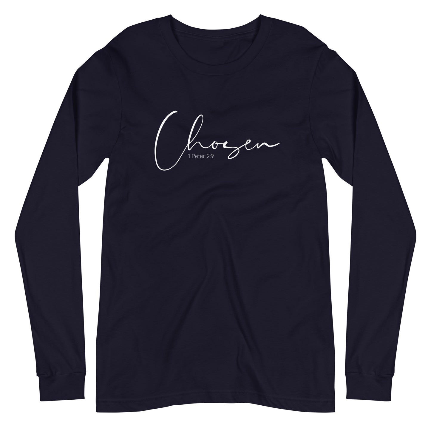 Unisex Long Sleeve Tee Chosen Christian Women's T-Shirt