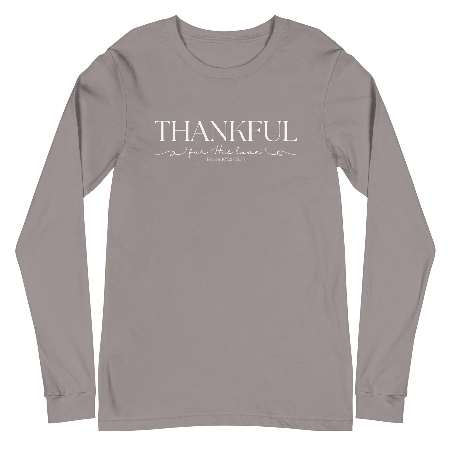 Thankful For His Love | Long Sleeve B+C