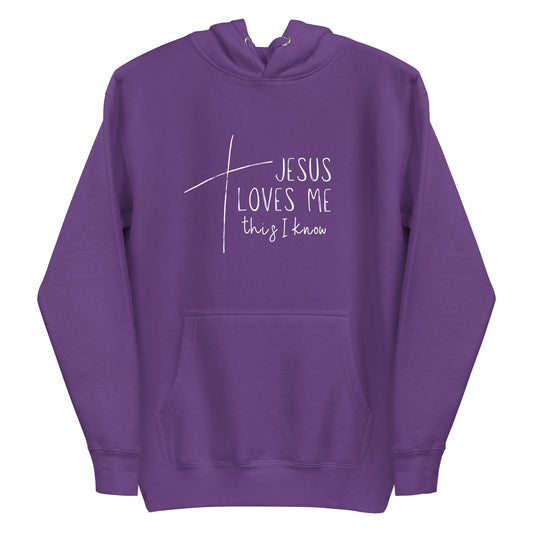 Jesus Loves Me This I Know Christian Women's Hoodie