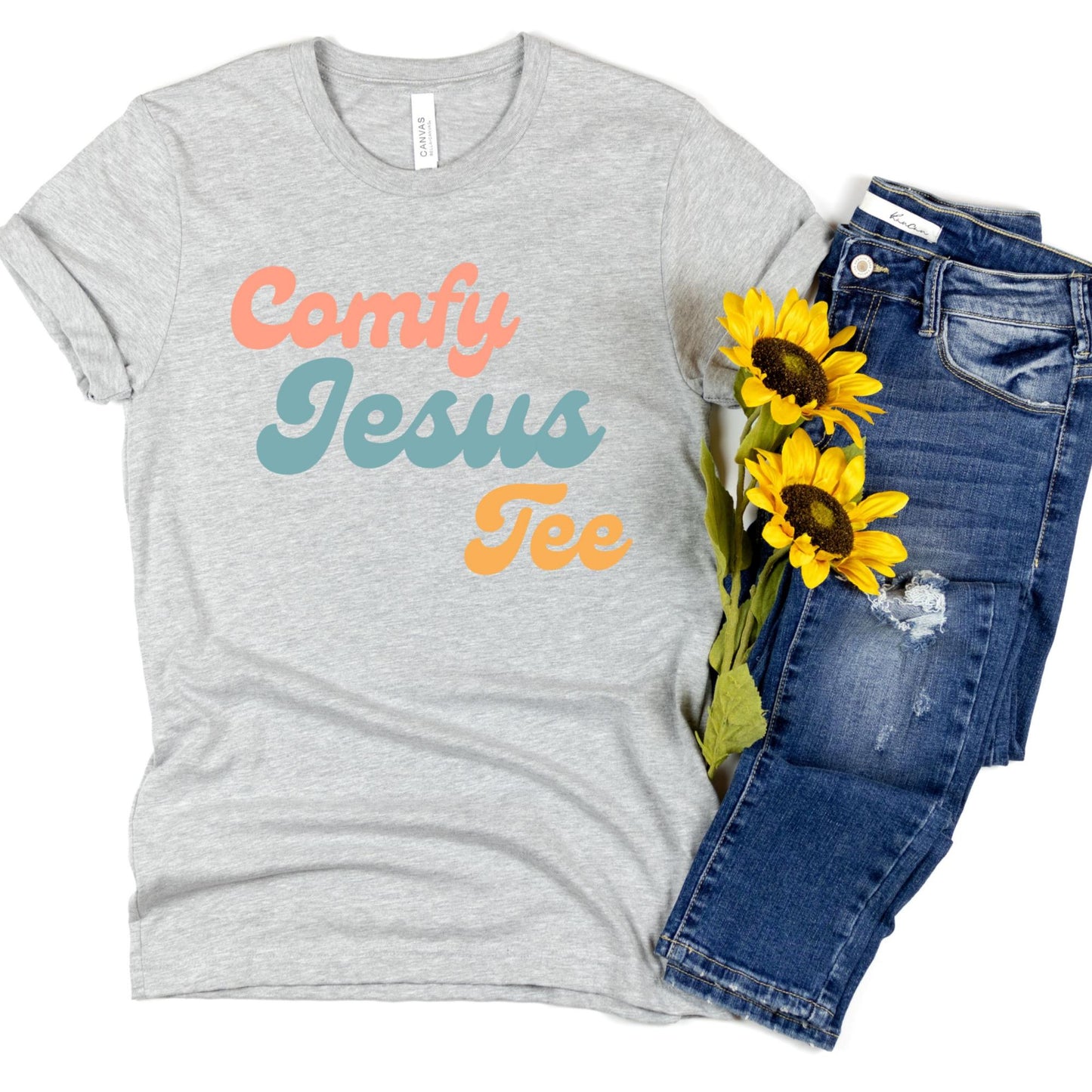 Comfy Jesus Tee Christian Women's T-Shirt