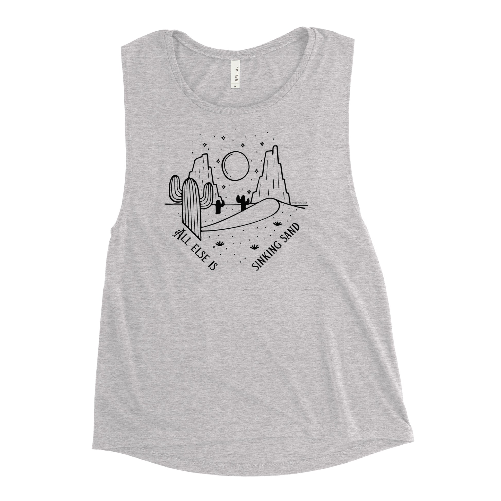 Light Grey Christian Women's Tank Top