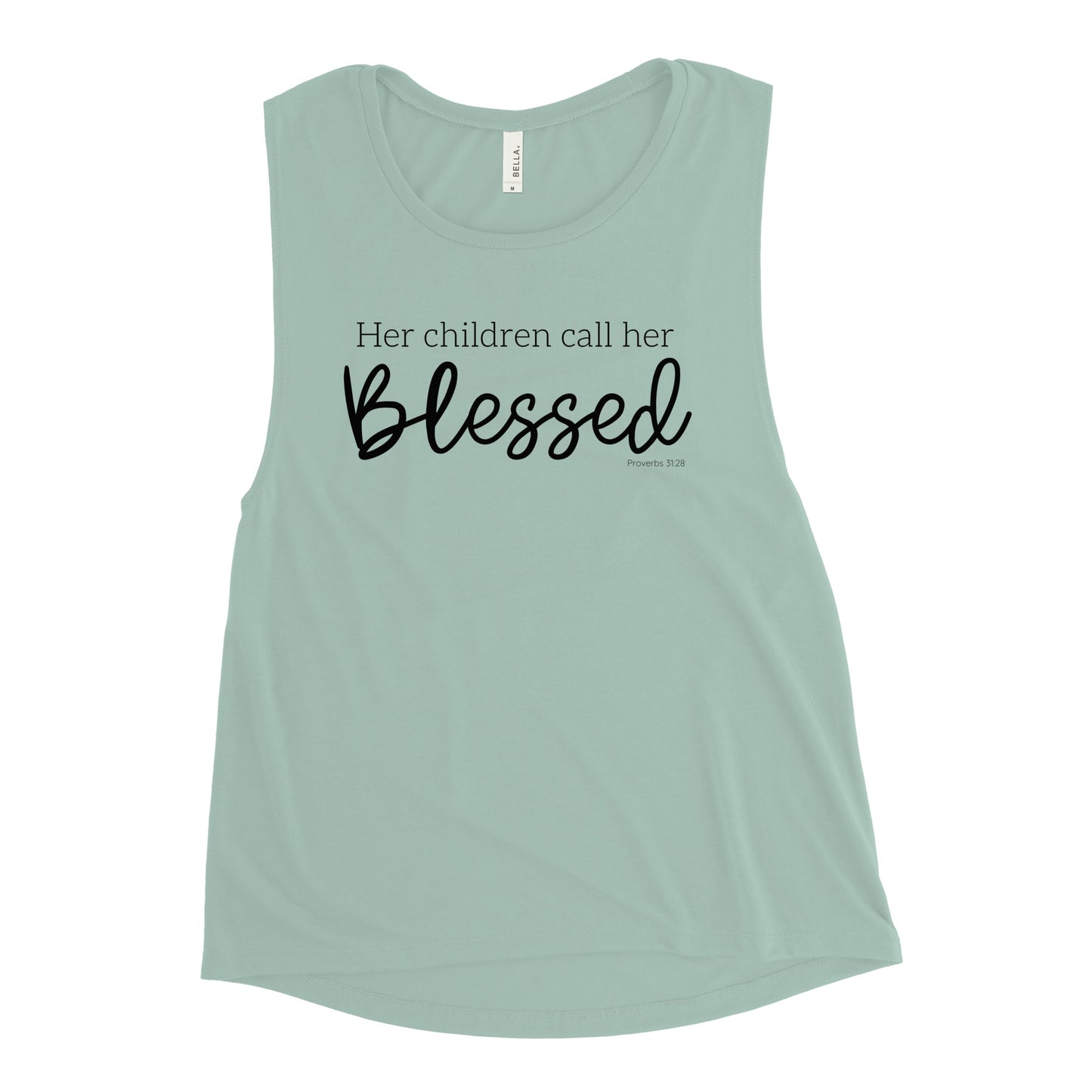 Her Children Call Her Blessed Christian Women's Tank