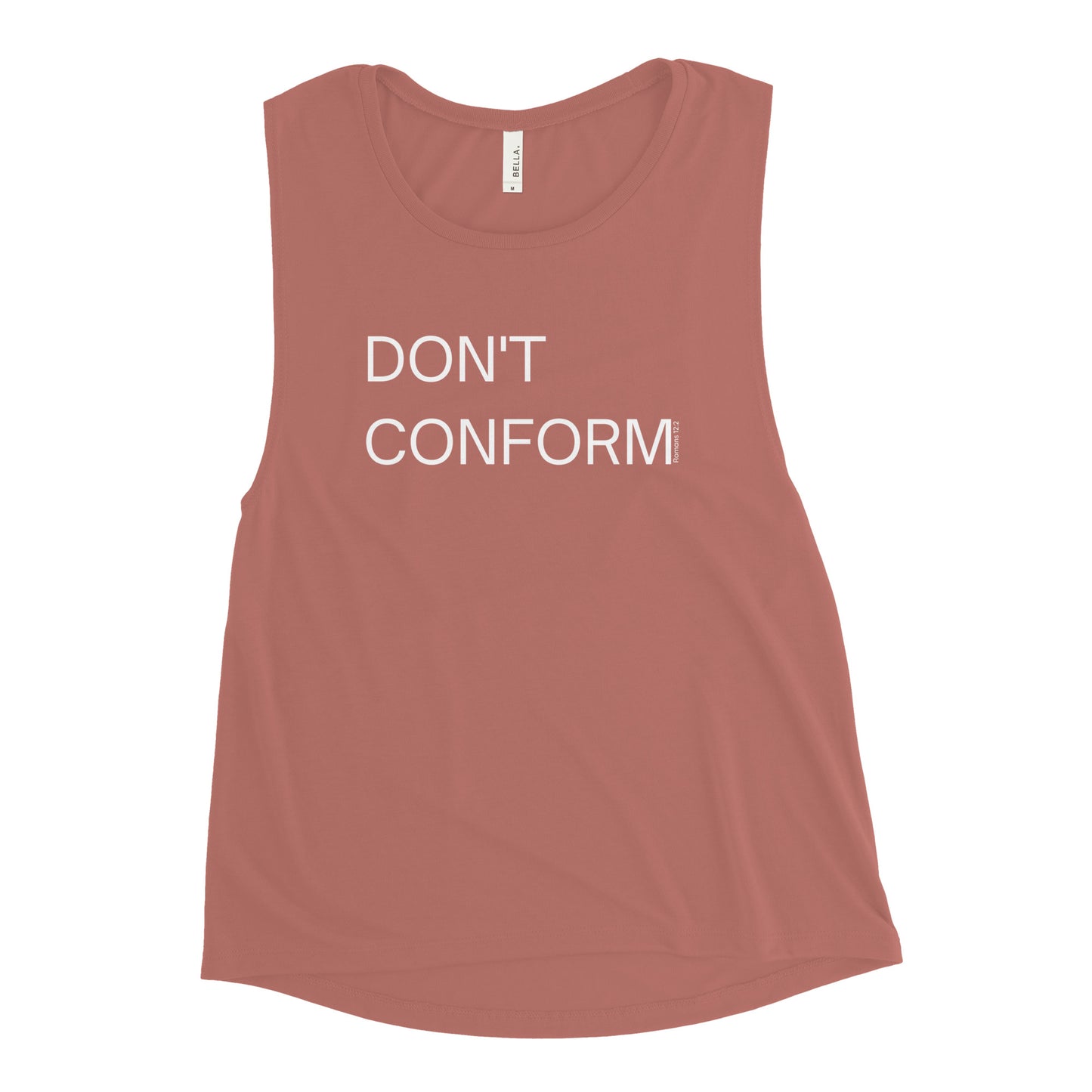 Don't Conform Christian Women's Muscle Tank {Romans 12}