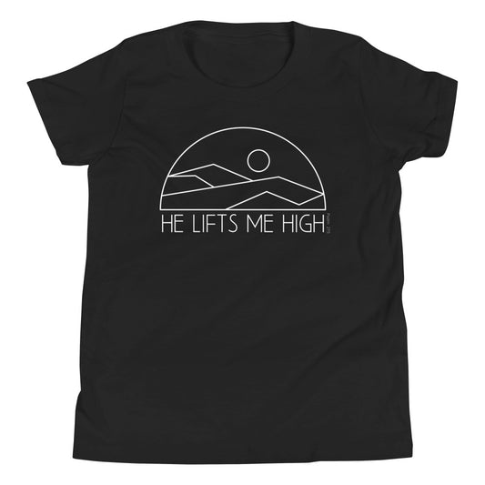 He Lifts Me High Kid's T-Shirt