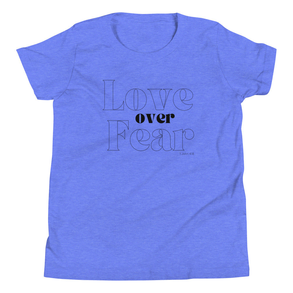 Love Over Fear Kid's T-Shirt