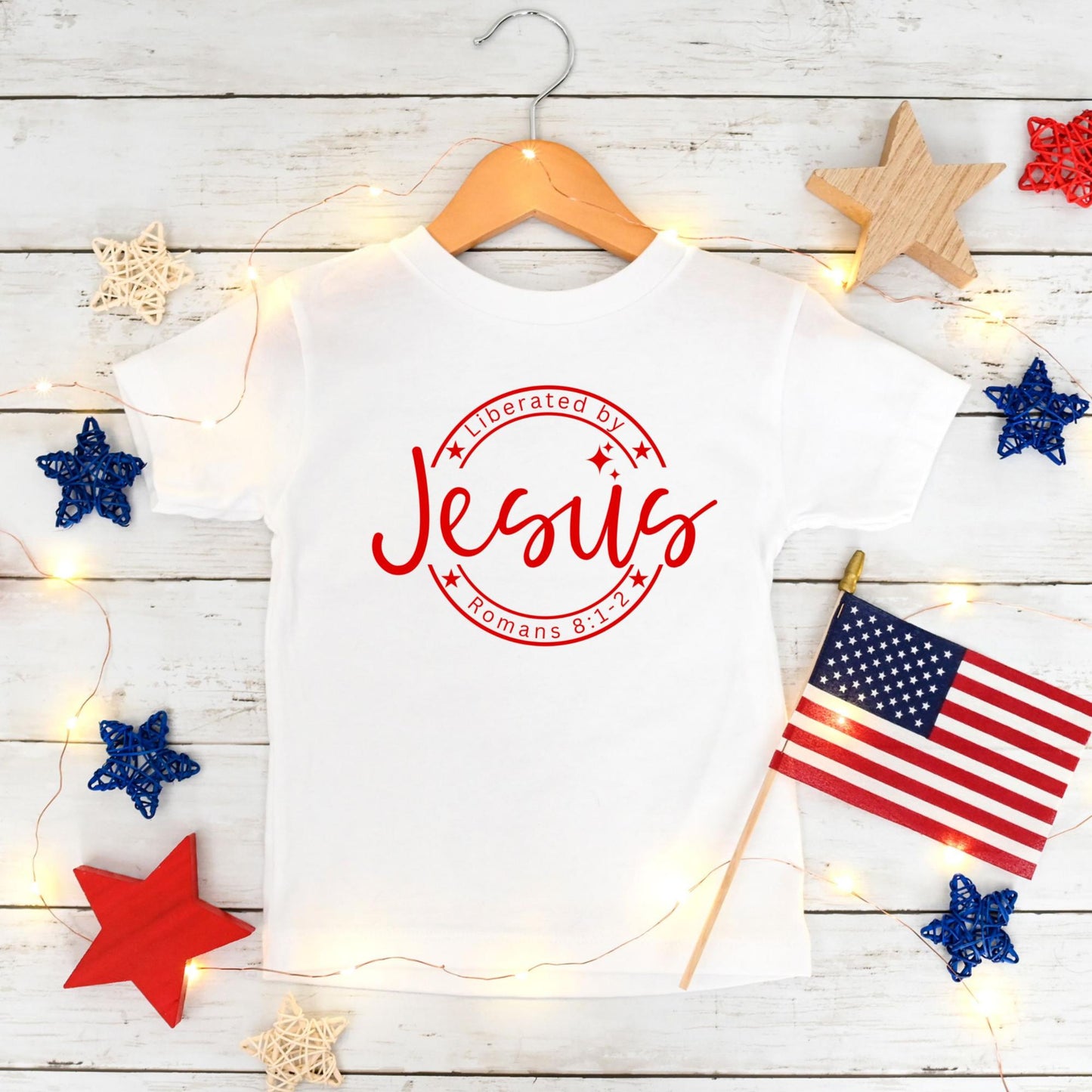 Liberated By Jesus Kid's T-shirt