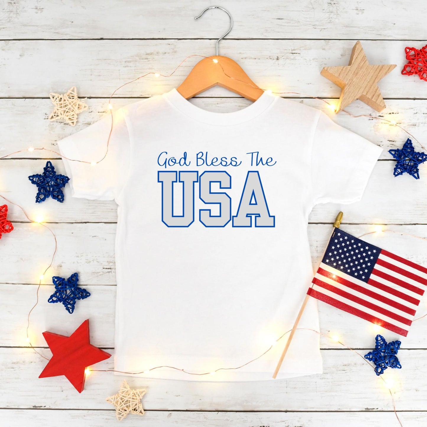 God Bless The USA Kid's T-shirt