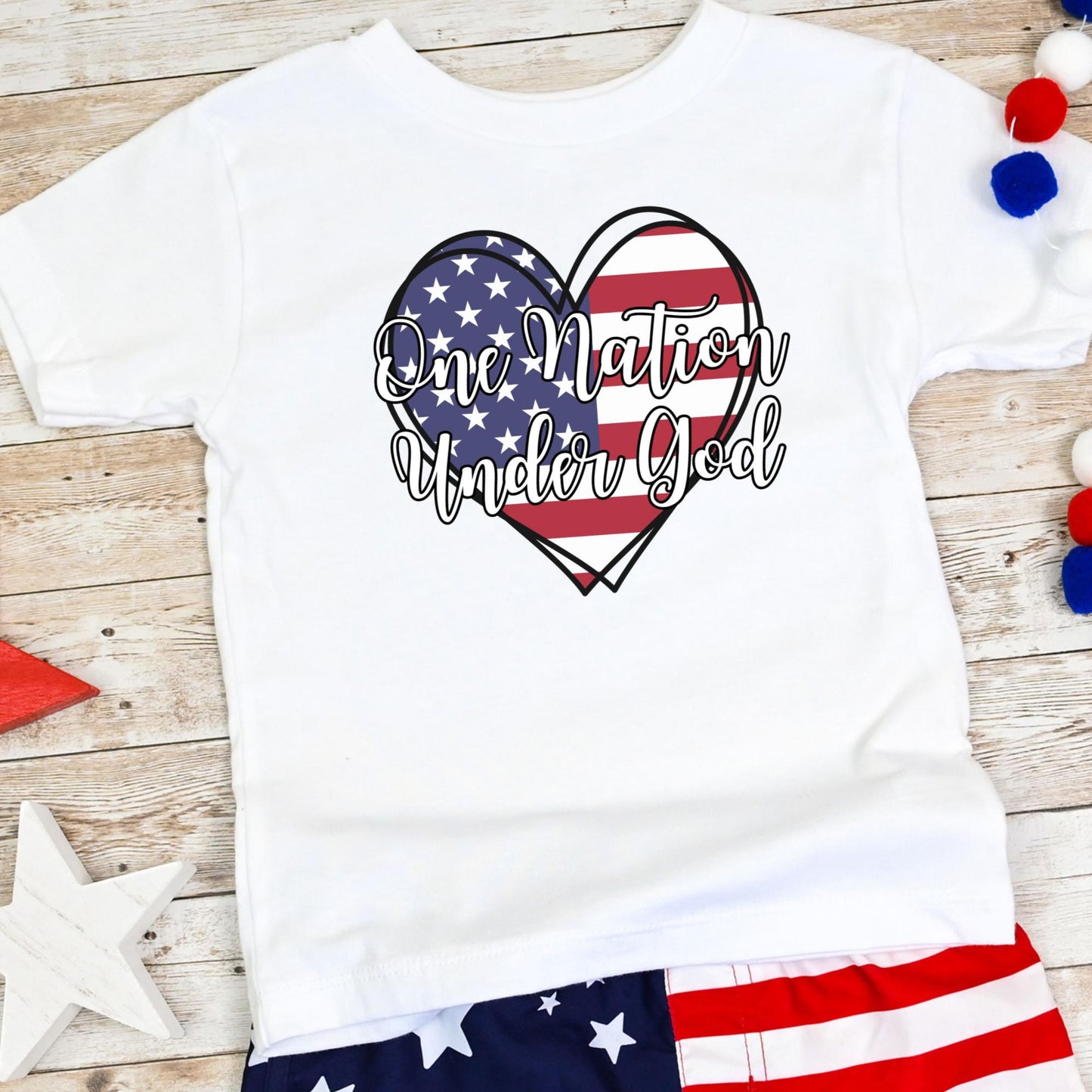 One Nation Under God Kid's T-shirt